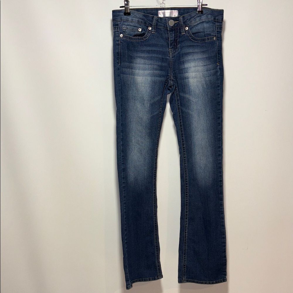 No Boundaries Dark Blue Boot Cut Jeans